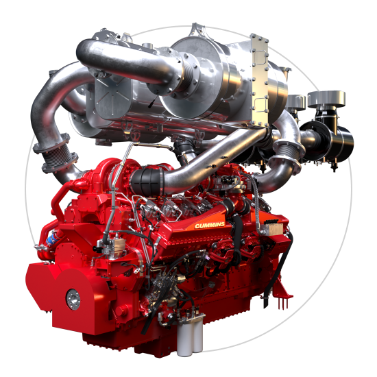 qsk50 tier 4 dual fuel for well servicing